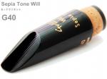 Gottsu ゴッツ G40 セピアトーン ウィル B♭ クラリネット マウスピース 日本製 clarinet Mouthpiece Sepia Tone Will　北海道 沖縄 離島不可