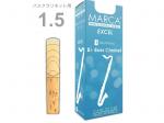 MARCA ( マーカ ) エクセル バスクラリネット 1-1/2 リード 5枚 1半 1箱 EX Bass clarinet reed EXCEL 1.5　北海道 沖縄 離島不可