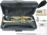 J Michael Jマイケル TR-380 トランペット ラッカー レッドブラス マウスパイプ 管体 ゴールド 管楽器 本体 B♭ Trumpet gold セット B　北海道 沖縄 離島不可