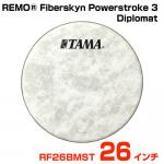 TAMA ( タマ ) REMO Fiberskyn Powerstroke 3 Diplomat RF26BMST バスドラム用フロントヘッド