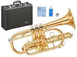 YAMAHA ヤマハ YCR-4330GII コルネット ラッカー ゴールドブラス ショート 管楽器 B♭ YCR-4330G-2 Cornet GOLD　北海道 沖縄 離島不可