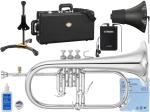 YAMAHA ヤマハ YFH-8315GS フリューゲルホルン 銀メッキ シルバー ゴールドブラス カスタム 管楽器 B♭ Flugelhorn custom SB6X セット　北海道 沖縄 離島不可