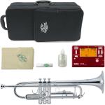 J Michael Jマイケル 3年保証サポート TR-430S トランペット アウトレット 銀メッキ 管楽器 B♭ Trumpet セット A　北海道 沖縄 離島不可 代引き不可 同梱不可