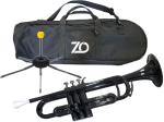 ZO ( ゼットオー ) トランペット TP-05BK ブラック 調整品 新品 アウトレット プラスチック 管楽器 黒色 trumpet Black 楽器 セット C　北海道 沖縄 離島不可