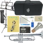 J Michael Jマイケル 3年保証サポート TR-430S トランペット アウトレット 銀メッキ 管楽器 B♭ Trumpet セットI　北海道 沖縄 離島不可 代引き不可 同梱不可