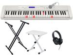CASIO カシオ 光ナビ キーボード 61鍵盤 LK-520 練習セット 2【ローン分割手数料0%(12回迄)】