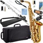 YAMAHA ( ヤマハ ) YAS-380 アルトサックス ラッカー ゴールド 管楽器 Alto saxophone gold YVS-100NB ヴェノーヴァ セット F　北海道 沖縄 離島不可