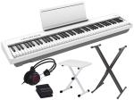 Roland ( ローランド ) 電子ピアノ FP-30X-WH 簡易練習セット ホワイト 88鍵盤 ピアノタッチ