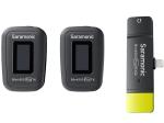 Saramonic サラモニック BLINK500 PRO B4-JP ◆ Lightning接続モデル ディスプレイ搭載 2.4GHz 2ch ワイヤレスマイクシステム  ラべリアマイク付属