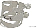 Playnick プレイニック アウトレット テナーサックス リガチャー 無垢 チタン製 2本ネジ 逆締め ラバー 用 Tenor saxophone Ligature Titanium 北海道 沖縄 離島不可