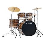 TAMA ( タマ ) Imperialstar Drum Kits IP52H6RC #CTW コーヒーチークブラック  ( 22"バスドラム シンバル付 一括セット )