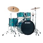 TAMA タマ ドラムセット エントリー Imperialstar IP52H6RC #HLB 22"BD シンバル付 一括セット