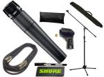 SHURE ( シュア ) SM57-LCE MBCS BK 三脚マイクスタンドセット （XLR-XLR 5メートルケーブル同梱） 