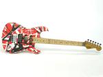 EVH ( イーブイエイチ ) Striped Series Frankie / Maple Fingerboard / Red with Black Stripes Relic