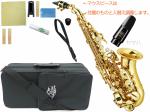 J Michael ( Jマイケル ) SPC-700 カーブド ソプラノサックス ラッカー soprano saxophone gold 管楽器 ヤマハマウスピース セット E　北海道 沖縄 離島不可