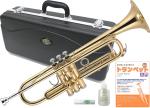 J Michael ( Jマイケル ) TR-200 トランペット 管楽器 ラッカー B♭ Trumpet gold 目で見て吹ける セット J　北海道不可 沖縄不可 離島不可