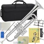 J Michael ( Jマイケル ) TR-300S トランペット B♭ 銀メッキ 管楽器 シルバー カラー Bb Trumpet セット N　北海道 沖縄 離島不可