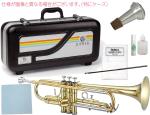 JUPITER  ( ジュピター ) JTR500 トランペット ラッカー ゴールド 管楽器 B♭ JTR-500 Trumpet セット D　北海道 沖縄 離島不可