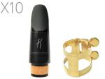 D'Addario Woodwinds ダダリオ ウッドウィンズ X10 MCR-X10 レゼルヴ B♭ クラリネットマウスピース RICO RESERVE LRICRECLMPX10 BONADEリガチャー セット　北海道 沖縄 離島不可