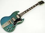 Gibson Custom Shop 1964 SG Standard Reissue  Maestro Vibrola Vintage Gloss / Antique Pelham Blue #205384