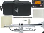 J Michael Jマイケル 3年保証サポート TR-430S トランペット 銀メッキ レッドブラスマウスパイプ 管楽器 B♭ Trumpet セットN　北海道 沖縄 離島不可 代引き不可 同梱不可