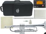 J Michael Jマイケル TR-430S トランペット 銀メッキ レッドブラス マウスパイプ 管楽器 B♭ Trumpet セット N　北海道 沖縄 離島不可