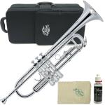 J Michael Jマイケル TR-430S トランペット アウトレット 銀メッキ レッドブラス マウスパイプ 管楽器 B♭ Trumpet セット P　北海道 沖縄 離島不可