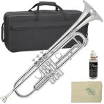 J Michael ( Jマイケル ) TR-300S トランペット 銀メッキ 新品 アウトレット 管楽器 シルバー  B♭  Trumpet セット O　北海道 沖縄 離島不可 