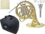 J Michael Jマイケル FH-750 ホルン Fシングル 3ロータリー フレンチホルン ワンピース 本体 一体式 管楽器 french horn セット C　北海道 沖縄 離島不可