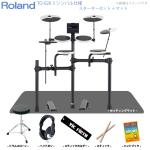 Roland ( ローランド ) 夏以降 TD-02K 3シンバル仕様 スターターセット マット付き 電子ドラム エレドラ