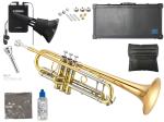 XO エックスオー 1602GB トランペット ラッカー ゴールド ゴールドブラス 管楽器 B♭ Trumpet gold セット A　北海道 沖縄 離島不可