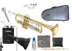 XO エックスオー 1602GB トランペット ラッカー ゴールド ゴールドブラス 管楽器 B♭ Trumpet gold セット A　北海道 沖縄 離島不可