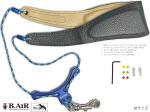 B.AIR ビーエアー バードストラップ カスタマイズ スタンダード ブルー サックス用 Mサイズ 3mm ネックストラップ BIRD STRAP standard saxophone　北海道 沖縄 離島不可