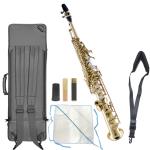 Kenny G Saxophones ( ケニーGサックス ) KGSSL-GIV ストレート ソプラノサックス ネック一体型 ラッカー イエローブラス 管楽器 Soprano Saxophone gold　北海道 沖縄 離島不可