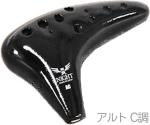 NIGHT ナイト C-ACB オカリナ クラシック アルト C調 ブラック シングル 艶あり 黒 プラスティック 楽器 CLASSIC ocarina Alto　北海道 沖縄 離島不可