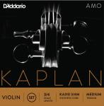 D'Addario ( ダダリオ ) KA310 3/4M カプラン アモ バイオリン弦 3/4サイズ セット弦 4本入り ミディアムテンション KAPLAN AMO Violin Strings Set　北海道 沖縄 離島不可