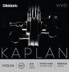 D'Addario ダダリオ KV310 4/4M カプラン ビボ バイオリン弦 4/4サイズ セット弦 4本入り ミディアムテンション KAPLAN VIVO Violin Strings Set　北海道 沖縄 離島不可