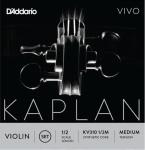 D'Addario ( ダダリオ ) KV310 1/2M カプラン ビボ バイオリン弦 1/2サイズ セット弦 4本入り ミディアムテンション KAPLAN VIVO Violin Strings Set　北海道 沖縄 離島不可