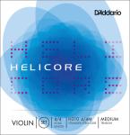 D'Addario ダダリオ H310 4/4M ヘリコア バイオリン弦 4/4サイズ 4本 セット ミディアムテンション Helicore Violin Strings　北海道 沖縄 離島不可