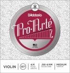 D'Addario ( ダダリオ ) J56 4/4M プロアルテ バイオリン弦 4/4サイズ 4本 セット ミディアムテンション Pro・Arte Violin Strings set　北海道 沖縄 離島不可