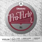D'Addario ダダリオ J56W 4/4M WND-E プロアルテ バイオリン弦 4/4サイズ 4本 セット ミディアム Pro・Arte Wound E Violin Strings set　北海道 沖縄 離島不可