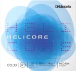 D'Addario ダダリオ H510 1/8M HELICORE チェロ弦 4本 セット ヘリコア 8分の1 Cello Strings set MEDIUM TENSION　北海道 沖縄 離島不可