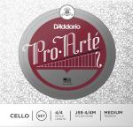 D'Addario ダダリオ J59 4/4M PROARTE チェロ弦 4本 セット プロアルテ 4/4 Pro・Arte Cello Strings set Medium Tension　北海道 沖縄 離島不可