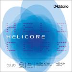 D'Addario ( ダダリオ ) H550 4/4M Helicore Fourths-Tuning チェロ弦 4本 セット ヘリコア Cello 4TH Strings set Medium Tension　北海道 沖縄 離島不可