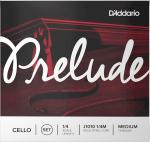 D'Addario ( ダダリオ ) J1010 1/4M PRELUDE チェロ弦 4本 セット プレリュード 4分の1 Cello Strings set Medium Tension　北海道 沖縄 離島不可