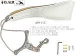 B.AIR ビーエアー バードストラップ カスタマイズ ホワイト スタンダード サックス用 Mサイズ 3mm ネックストラップ BIRD STRAP standard saxophone　北海道 沖縄 離島不可