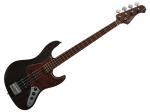 Bacchus バッカス WL4-STD33 RSM/M BLK-S  特価品 ウッドライン エレキベース 33インチ・スケール