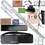 Pearl Flute ( パールフルート ) PF-505EUS U字 フルート ストレート U字頭部管 プレスト Eメカニズム 銀メッキ 管楽器 Presto PF505EUS セット E　北海道 沖縄 離島不可