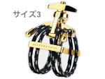 Silverstein シルバースタイン QG503A クアトロ ゴールド リガチャー サイズ3 ソプラノサックス soprano saxophone Ligature QUATTRO Gold size3　北海道 沖縄 離島不可