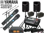 YAMAHA ( ヤマハ ) ケースは9月下旬 STAGEPAS400BT SOUNDPURE ワイヤレスマイク ハンドタイプ2本とマイクスタンド2本 キャリングケース付き スタンド セット (JS-TS50-2) 